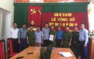 Đảng ủy xã Na Mèo tổ chức Lễ công bố quyết định thành lập Chi bộ công an xã